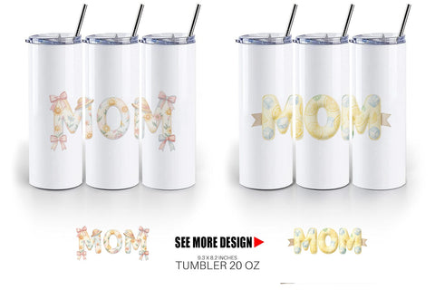 Tumbler Cheerful Picnic MOM Gingham Sublimation artnoy 