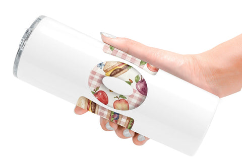 Tumbler Cheerful Picnic MOM Gingham Sublimation artnoy 