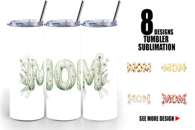 Tumbler Cheerful Picnic MOM Gingham Sublimation artnoy 