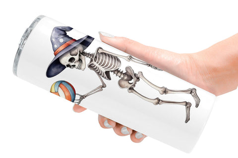 Tumbler Chill Summer Skeletons Sublimation artnoy 