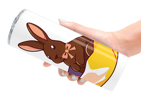 Tumbler Chocolate Bunny Sublimation artnoy 