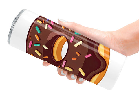 Tumbler Chocolate Donut Sublimation artnoy 