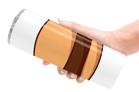 Tumbler Chocolate Macaron Sublimation artnoy 