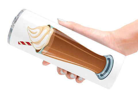 Tumbler Chocolate Milkshake Sublimation artnoy 