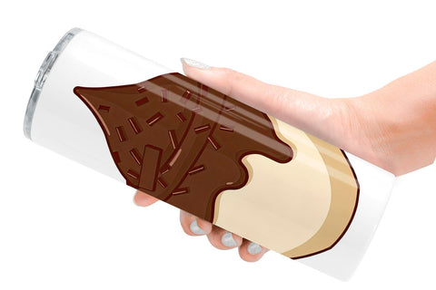 Tumbler Chocolate Scoop Sublimation artnoy 