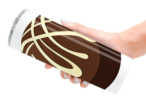 Tumbler Chocolate Truffle Sublimation artnoy 