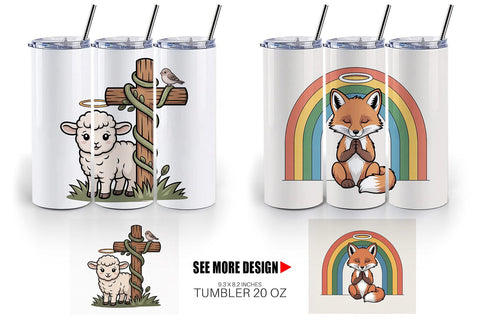 Tumbler Christian Vintage Sublimation artnoy 