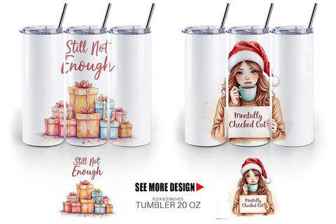 Tumbler Christmas Burnout Sublimation artnoy 