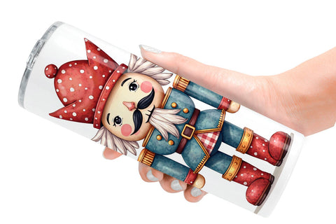 Tumbler Christmas Cartoon Patchwork Sublimation artnoy 