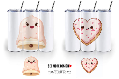 Tumbler Christmas Cookies Sublimation artnoy 