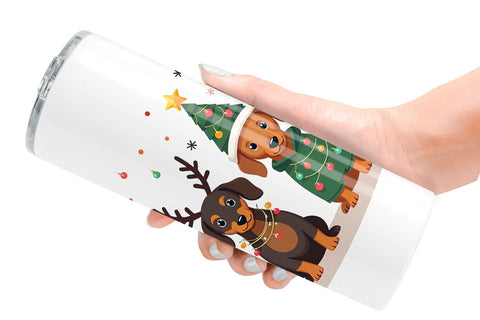 Tumbler Christmas Critter Parade Sublimation artnoy 