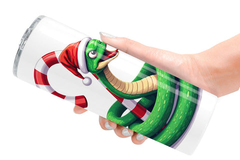 Tumbler Christmas Jungle Animals Sublimation artnoy 