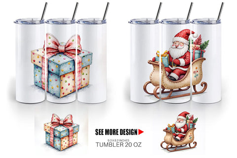 Tumbler Christmas Patchwork Wonder Sublimation artnoy 
