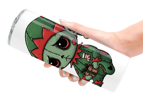 Tumbler Christmas Voodoo Doll Characters Sublimation artnoy 