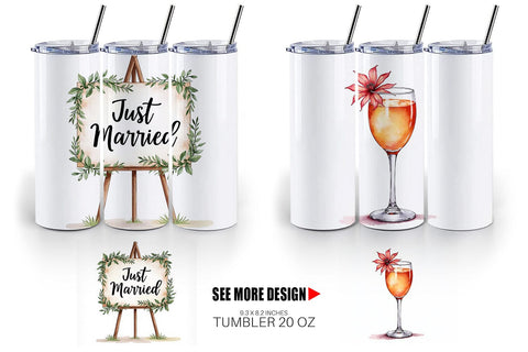 Tumbler Classic Wedding Cakes and Celebrations Sublimation artnoy 
