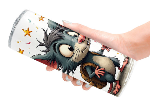 Tumbler Classroom Chaos Critters Sublimation artnoy 