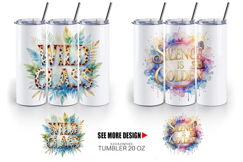 Tumbler Classroom Chaos Quotes Sublimation artnoy 