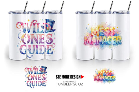 Tumbler Classroom Chaos Quotes Sublimation artnoy 
