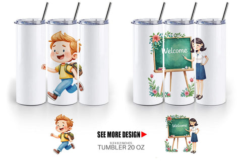 Tumbler Classroom Moments Sublimation artnoy 