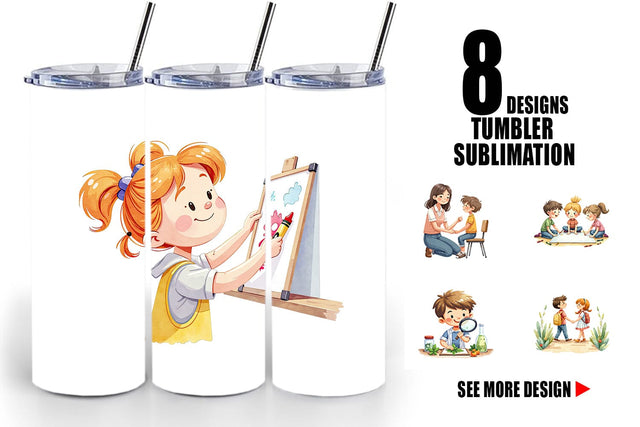 Tumbler Classroom Moments Sublimation artnoy 