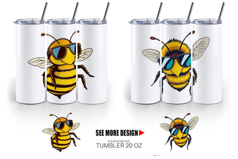 Tumbler Cool Bee Sublimation artnoy 