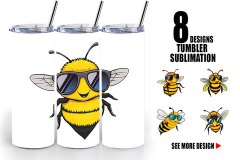 Tumbler Cool Bee Sublimation artnoy 