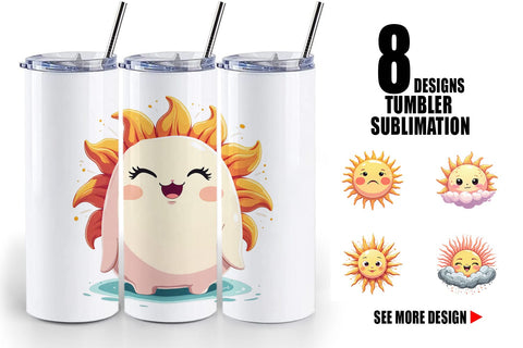 Tumbler Cool Soul Sun Sublimation artnoy 