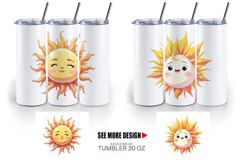 Tumbler Cool Soul Sun Sublimation artnoy 