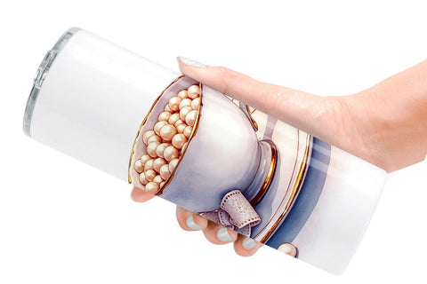 Tumbler Coquette Teacups Sublimation artnoy 