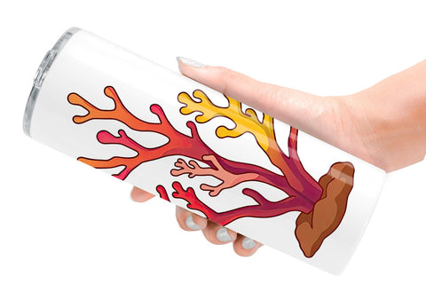 Tumbler Coral Reef Sublimation artnoy 