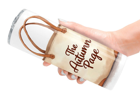 Tumbler Cozy Autumn Bookstore Sublimation artnoy 