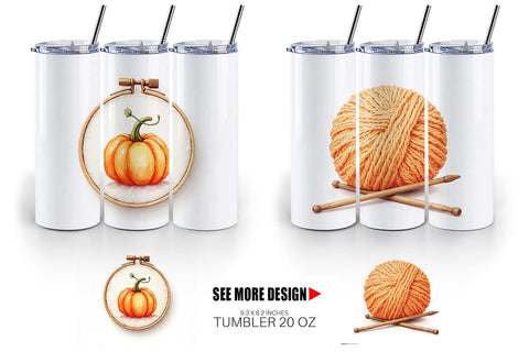 Tumbler Cozy Autumn Crafting Sublimation artnoy 