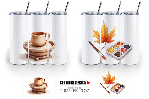 Tumbler Cozy Autumn Crafting Sublimation artnoy 