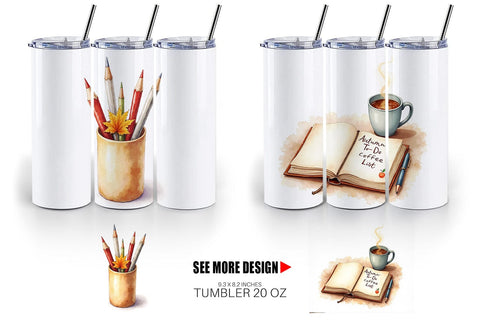 Tumbler Cozy Autumn Home Office Sublimation artnoy 