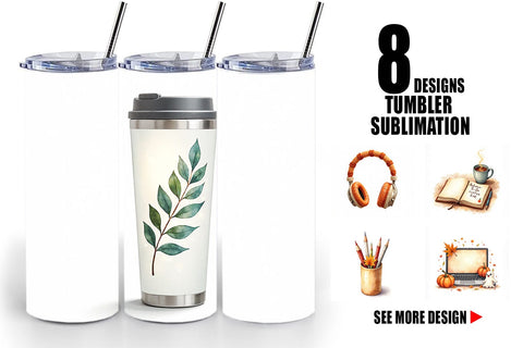 Tumbler Cozy Autumn Home Office Sublimation artnoy 