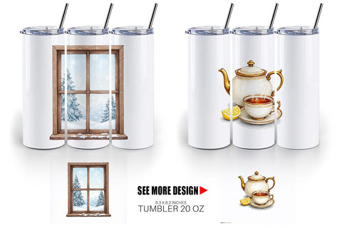 Tumbler Cozy Christmas Sublimation artnoy 