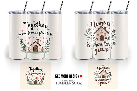 Tumbler Cozy Family and Friends Quotes Sublimation artnoy 