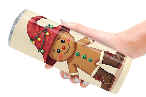 Tumbler Cozy Raggedy Christmas Sublimation artnoy 