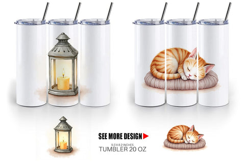 Tumbler Cozy Rainy Day Sublimation artnoy 