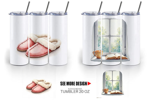 Tumbler Cozy Rainy Day Sublimation artnoy 