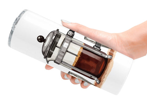 Tumbler Cozy Winter Cafe Watercolor Sublimation artnoy 