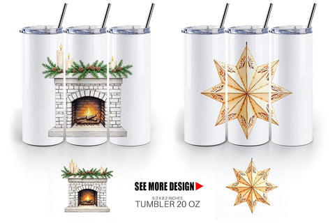 Tumbler Cozy Winter Home Decor Sublimation artnoy 