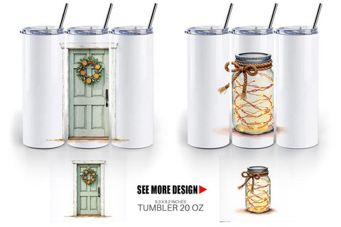 Tumbler Cozy Winter Home Decor Sublimation artnoy 