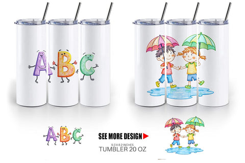 Tumbler Crayon Adventures Sublimation artnoy 
