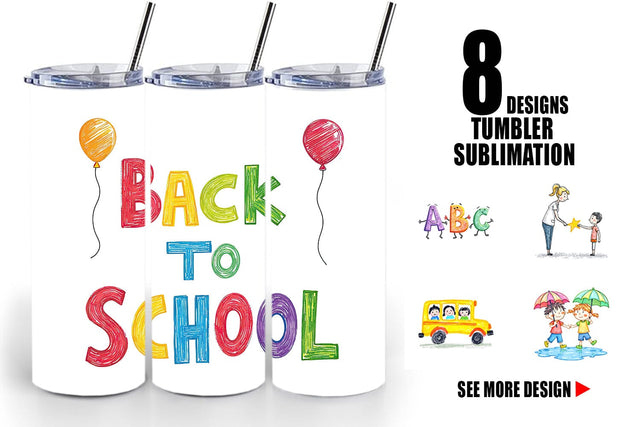 Tumbler Crayon Adventures Sublimation artnoy 