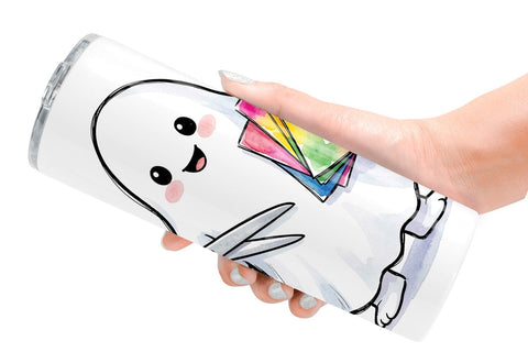 Tumbler Creative Art Teacher Ghost Sublimation artnoy 