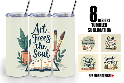 Tumbler Creative Pursuit Quotes Sublimation artnoy 
