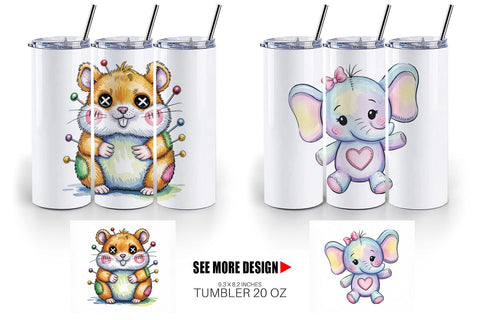 Tumbler Creepy Cute Pastel Halloween Sublimation artnoy 