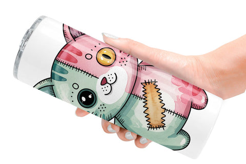 Tumbler Creepy Cute Pastel Halloween Sublimation artnoy 