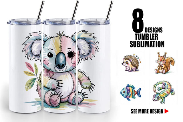 Tumbler Creepy Cute Pastel Halloween Sublimation artnoy 